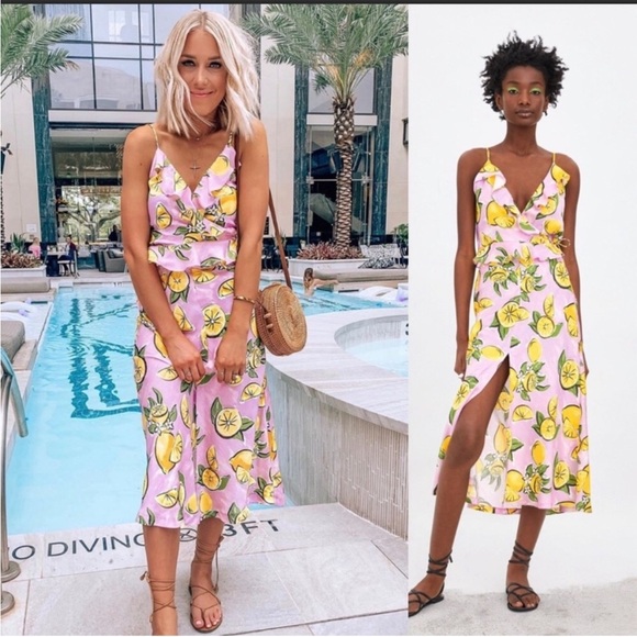 Zara Lemon Skirt - Picture 2 of 7